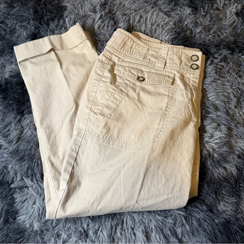 Tommy Hilfiger‎ Womens Khaki Chinos Vacation Trousers size 8